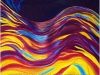 Mouvement marron, jaune et rouge